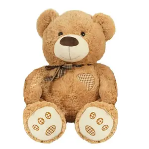 Plush Teddy Bear Beppe Honey Bobby 80 cm — soft toy, 80 cm height