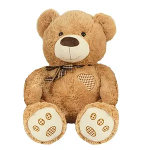 Mīkstā rotaļlieta — plīša lācis Beppe Honey Bobby, augstums 65 cm