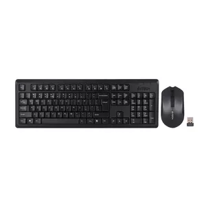 A4Tech 4200N Keyboard Mouse included Office USB QWERTY English Black