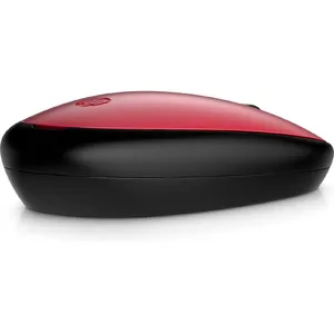Wireless Bluetooth mouse HP 240 Empire Red — ambidextrous, optical 1600 DPI, 3 buttons, Bluetooth 5.1, AA battery