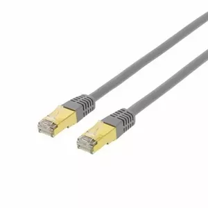 Patch kabelis DELTA STP-70 RJ45 CAT7 0.5m Melns