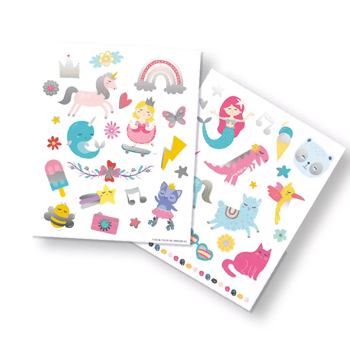 SES Creative Fairytales bērnu pagaidu tetovējumi Photo 2
