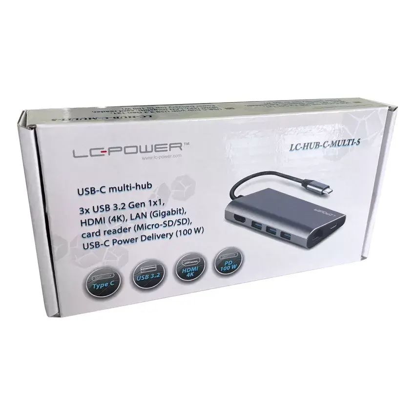 Pārsūtīšanas stacija LC-Power LC-HUB-C-MULTI-5 Photo 7