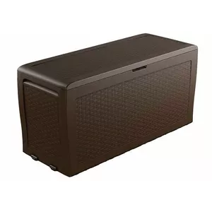 Storage box Keter Samoa Rattan Box 270L, brown, 270 L capacity