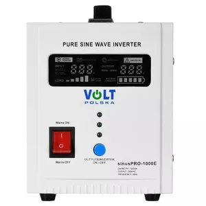 Инвертор питающий volt polska Voltage Converter SinusPro 1000E 12V 700W