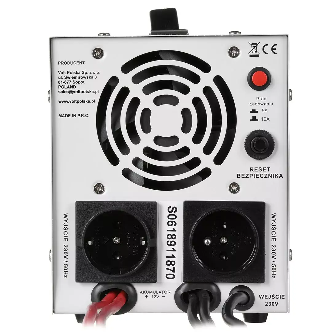 Power inverter volt polska SinusPro 1000E 12V 700W Photo 4