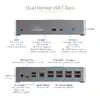 StarTech USB-C dokstacija DK31C4DPPDUE — 4K@60Hz četru monitoru atbalsts Photo 8