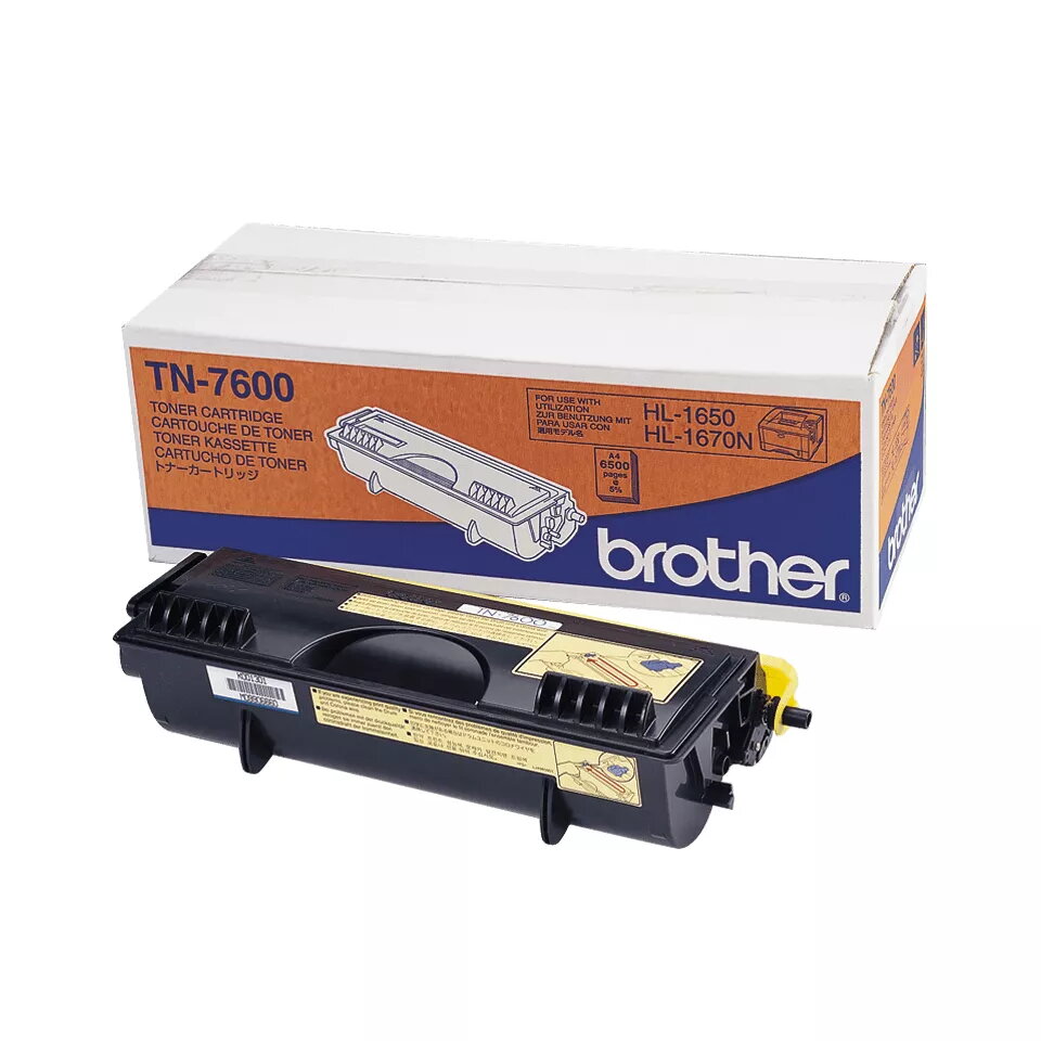 Tonerkartridžs Brother TN-7600 oriģinālais melns, izturība
