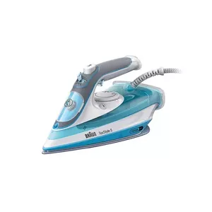 Braun TexStyle 5 SI 5006 BL Dry & Steam iron Ceramic soleplate 2600 W Blue, Grey, White