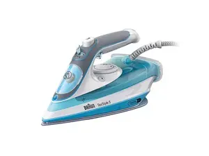 Утюг сухой и с паром BRAUN TexStyle 5 SI 5006 BL — 2600 Вт, бак 0,3 л, керамическая подошва, паровой удар 180 г/мин