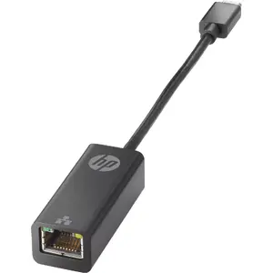 USB Type-C to RJ45 Adapter HP — Host USB-C to Ethernet RJ-45, Black, 245×110×35 mm