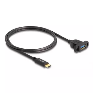 DeLOCK SuperSpeed USB 10 Gbps Cable USB Type-C male to USB Type-A female 1 m black