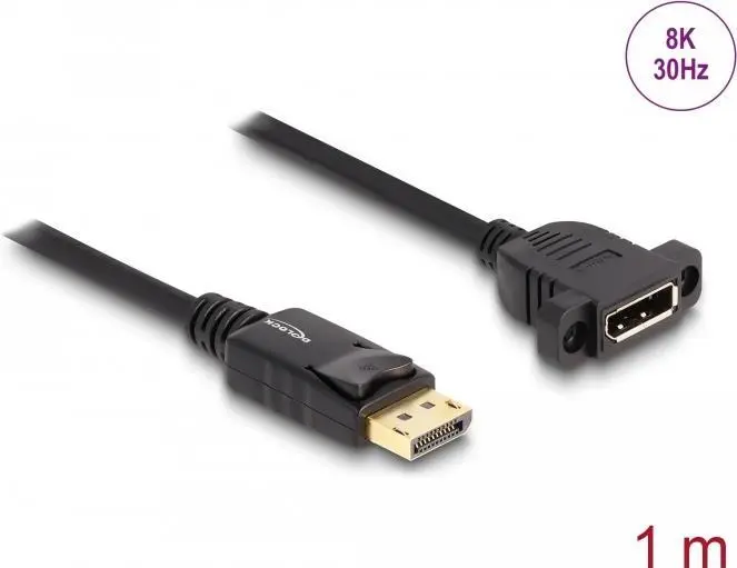 DeLOCK DisplayPort 1.4 kabelis 8K