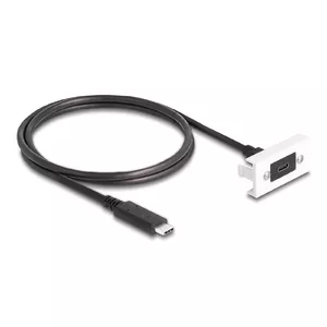 DeLOCK Easy 45 Модуль SuperSpeed USB 10 Гбит/с USB Type-C женский к мужскому 1м