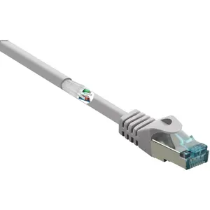 Renkforce RF-5047510 tīkla kabelis Pelēks 0,25 m Cat6a S/FTP (S-STP)