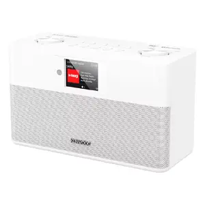 Internet radio Kenwood CR-ST100S-W — DAB+ & FM, 20W RMS, 2.4" TFT display, Wi‑Fi & Bluetooth, white, 1.7 kg