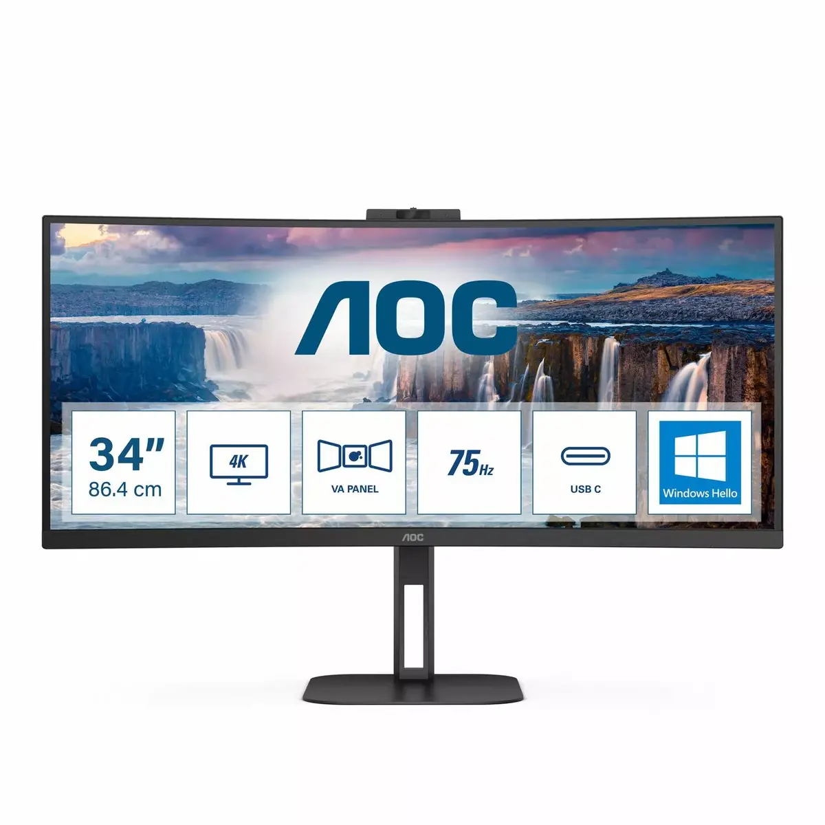 Monitors AOC CU34V5CW/BK Photo 2