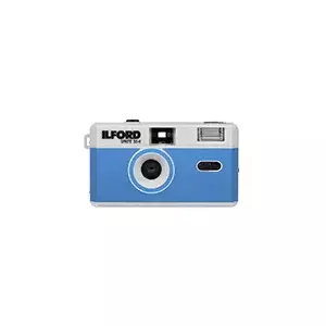 Compact film camera Ilford Sprite 35-II 35 mm ISO 200-800 Blue Silver