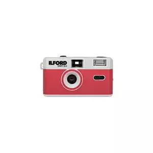 Compact film camera Ilford Sprite 35-II 35 mm ISO 200-800 Red Silver