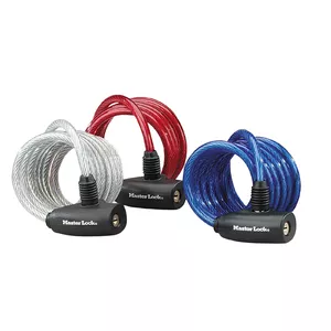 Cable lock MASTER LOCK 8127EURDPRO 1.8m x 8mm assorted colours