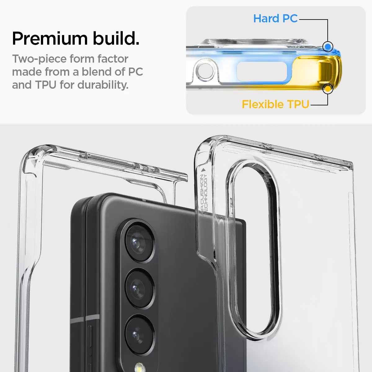 Spigen Crystal Hybrid vāciņš Galaxy Z Fold 4 Photo 4