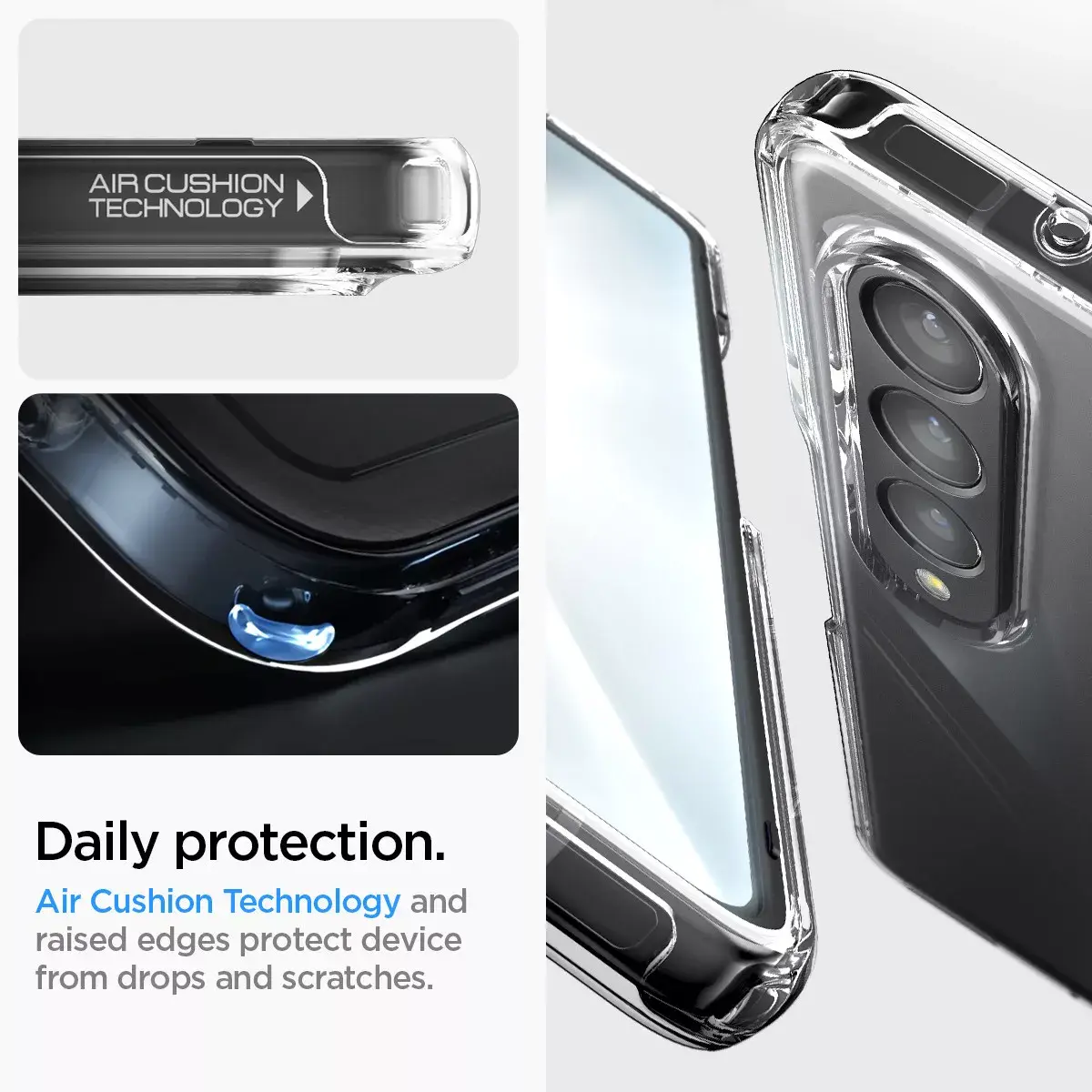 Spigen Crystal Hybrid vāciņš Galaxy Z Fold 4 Photo 6