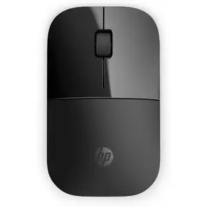 Bezvadu pele HP Z3700 — ambidekstra, optiska 1200 DPI, RF bezvadu, 2 pogas, ritenītis, melna