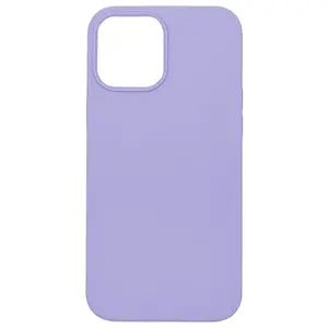 Силиконовый чехол Evelatus для iPhone 12 Pro Max — Soft Touch, бледно-фиолетовый