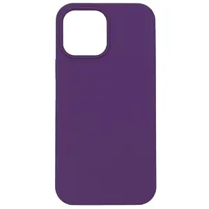 Силиконовый чехол Evelatus для iPhone 13 Pro Max — фиолетовый Soft Touch