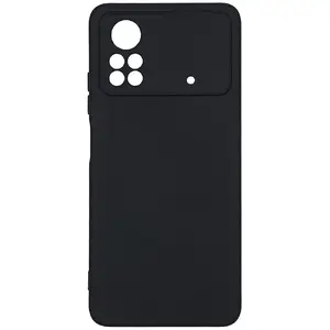 Силиконовый чехол Soft Touch Evelatus для Xiaomi Poco X4 Pro 5G — черный