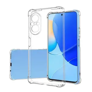 Силиконовый чехол Evelatus для Huawei Nova 9 SE — прозрачный, противоударный, милитари