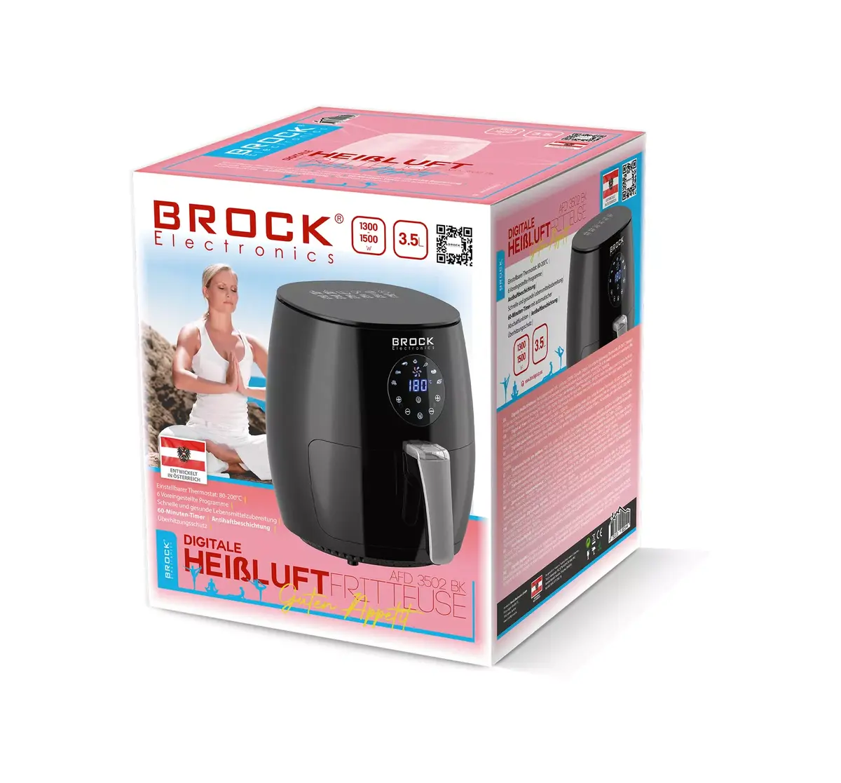 Karstā gaisa friteris Brock AFD 3502 BK Photo 2