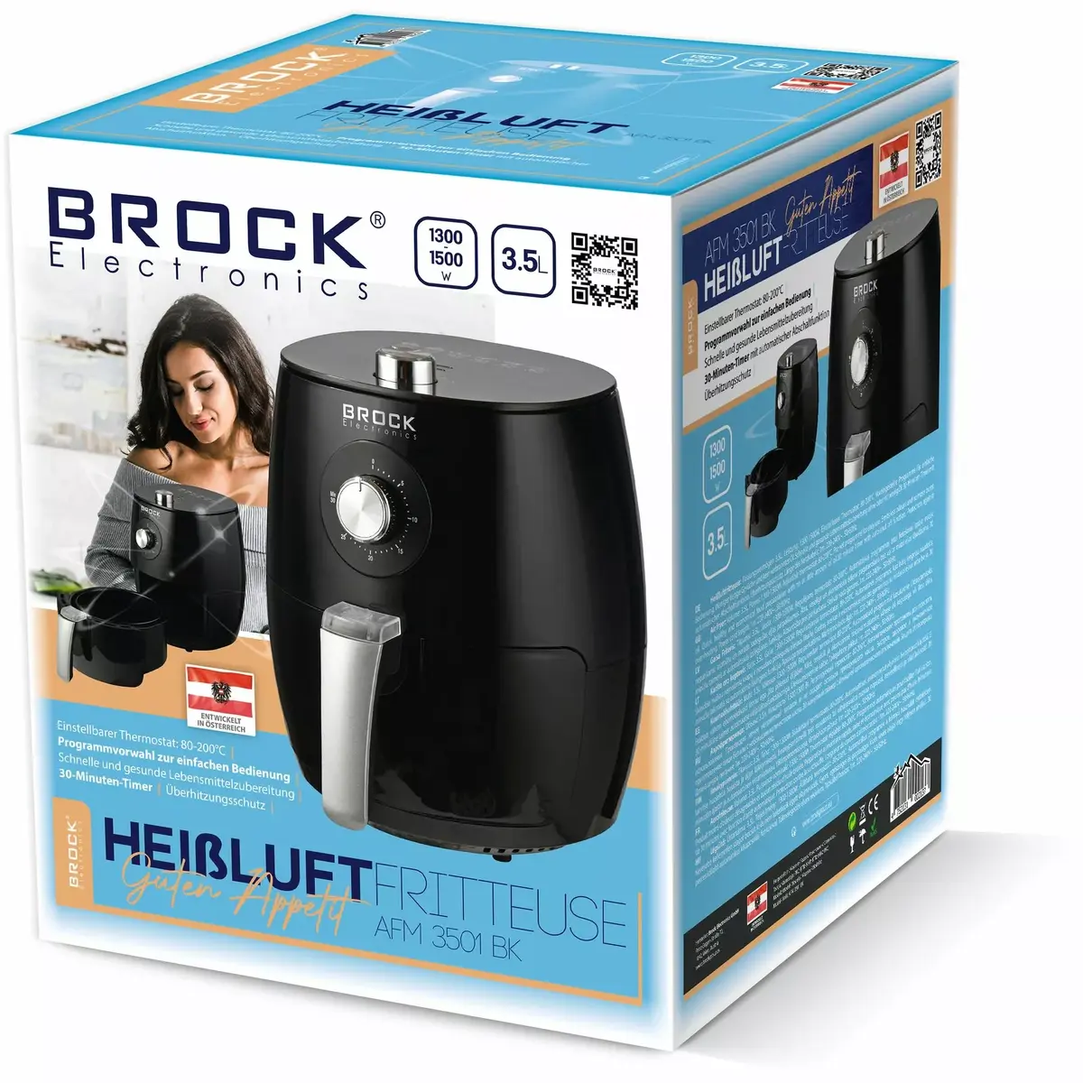 Аэрофритюрница BROCK AFM 3501 BK Photo 2