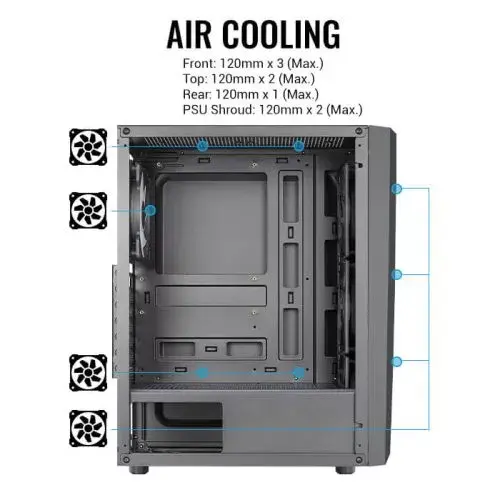 Datora korpuss Aerocool Blade Photo 7