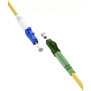 Кабель оптоволоконный Goobay InfiniBand 0.5 м LC FTTH Желтый OS2 9 µm