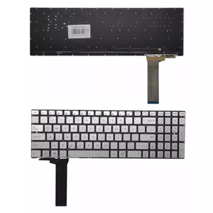 Laptop keyboard Asus N550J US layout silver replacement keyboard