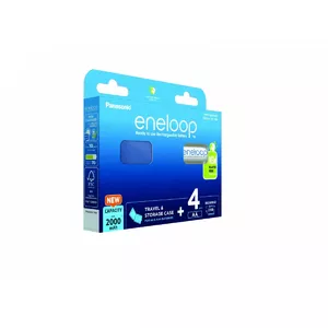 Перезаряжаемый набор батареек AA Panasonic eneloop BK-3MCDEC4BE — Ni‑MH 2000 мА·ч, 4 шт.