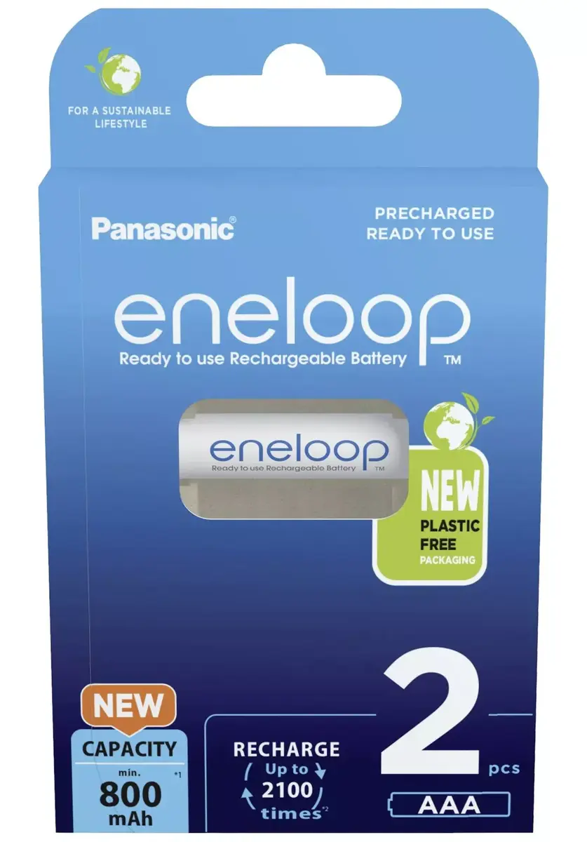 Panasonic ENELOOP BK-4MCDE/2BE AAA 800 mAh Photo 1
