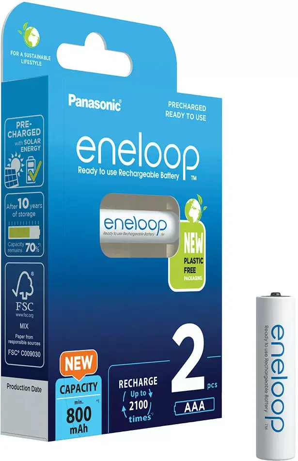 Panasonic ENELOOP BK-4MCDE/2BE AAA 800 mAh Photo 4