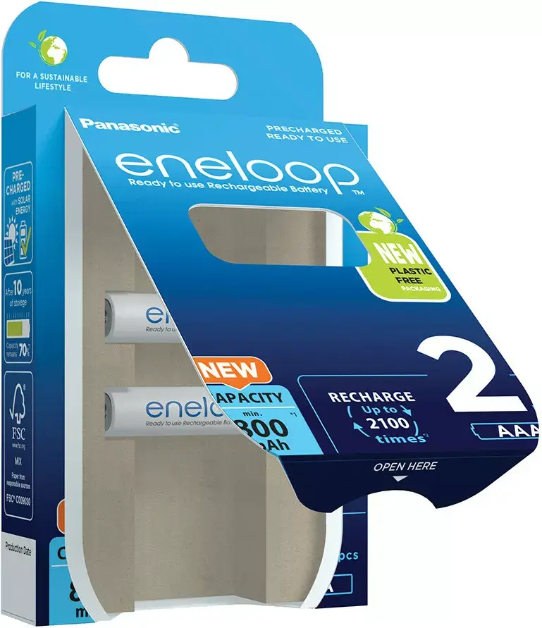 Panasonic ENELOOP BK-4MCDE/2BE AAA 800 mAh Photo 8
