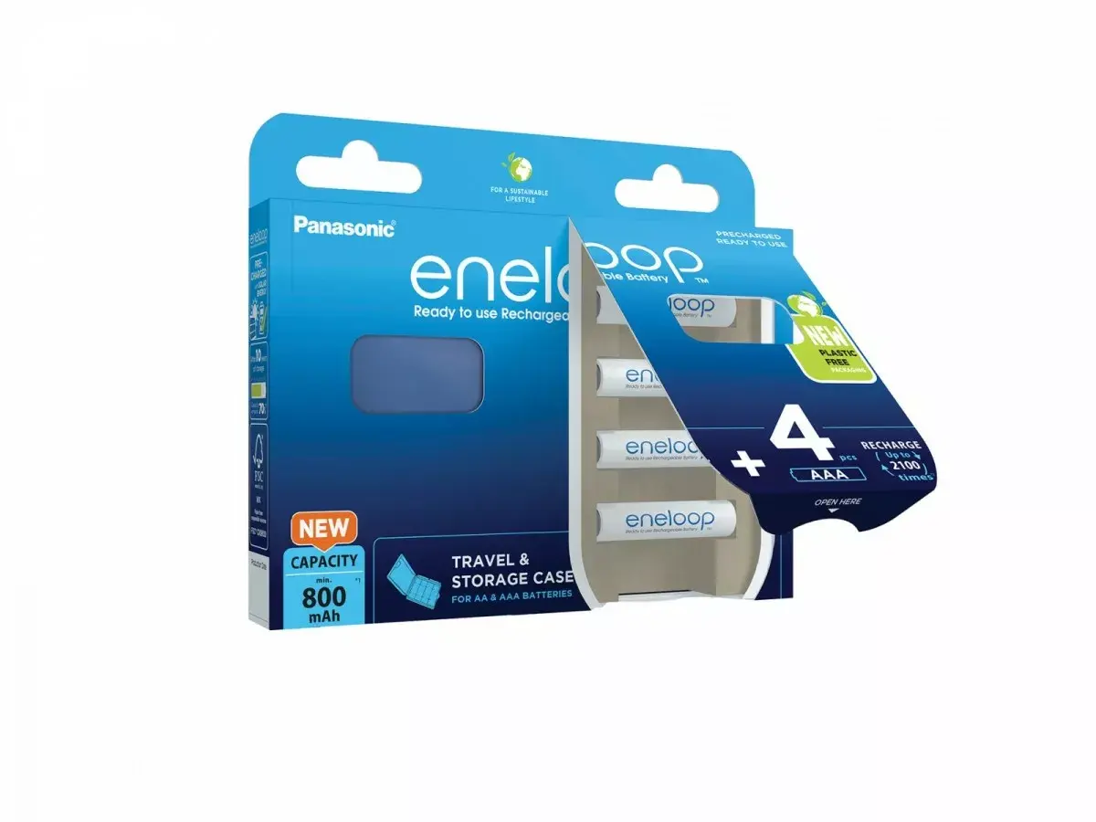Panasonic Eneloop AAA 800 mAh — 4 gab. Photo 3