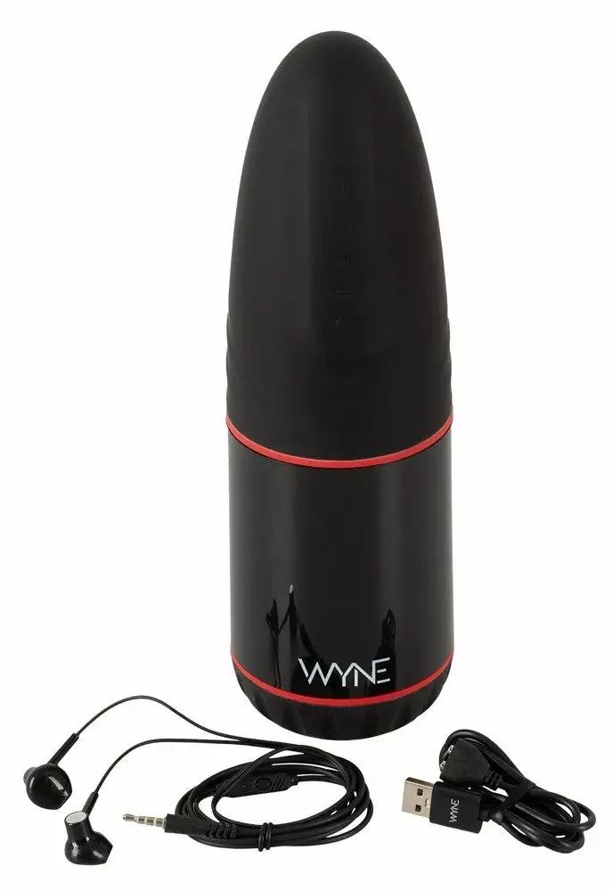 WYNE Masturbator 02 Silicone Black — мужской мастурбатор Photo 11