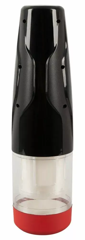 Мастурбатор WYNE Silicone Black — вращающийся, USB-зарядка Photo 4