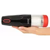 Мастурбатор WYNE Silicone Black — вращающийся, USB-зарядка Photo 6