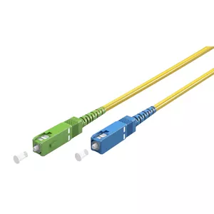 Goobay InfiniBand/fibre optic cable 3 m SC FTTH Yellow OS2 9 µm