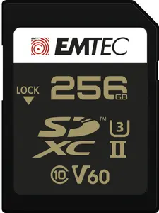 Memory Card Emtec 256GB SDXC UHS-II ECMSD256GUHS2V60