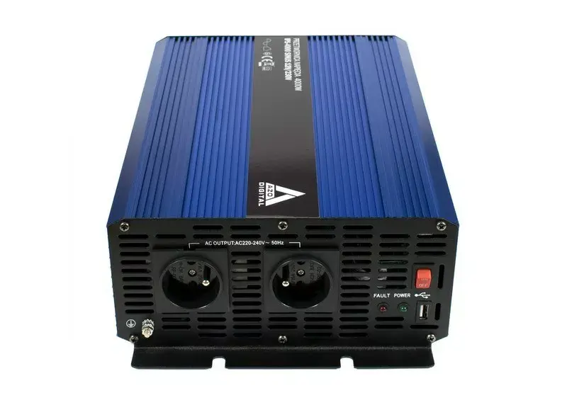AZO Digital SINUS IPS-4000S Power Inverter 12V to 230V 4000W Photo 3