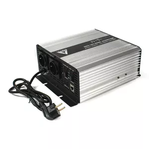 AZO Digital UPS-1200SR Sinus nepārtrauktās barošanas avots 12V uz 230V 600W ar AVR