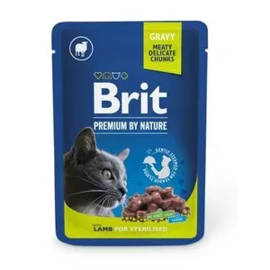 Brit Premium By Nature jēra gaļa sterilizētiem 100g