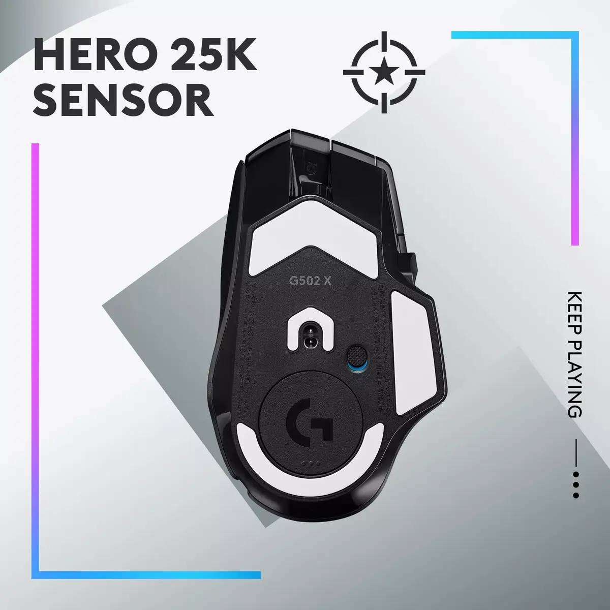 Pele Logitech G G502 X PLUS Photo 4